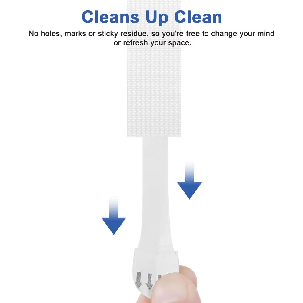 Punch-Free Frame Tape Strips Assorted Mounting Self Adhesive Picture Frame Fixed Poster Wall Hook Decorate Fixing Wall Hanger